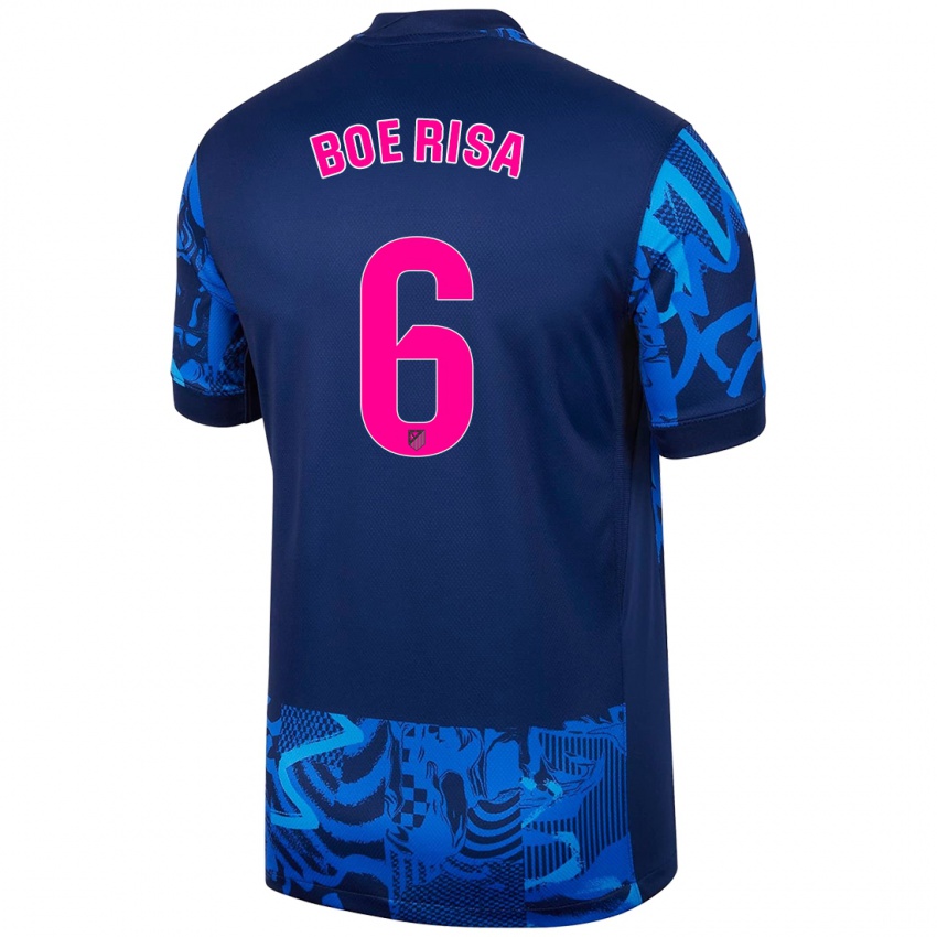 ילדים Vilde Bøe Risa #6 כחול רויאל ג'רזי קיט שלישי 2024/25 חולצה קצרה