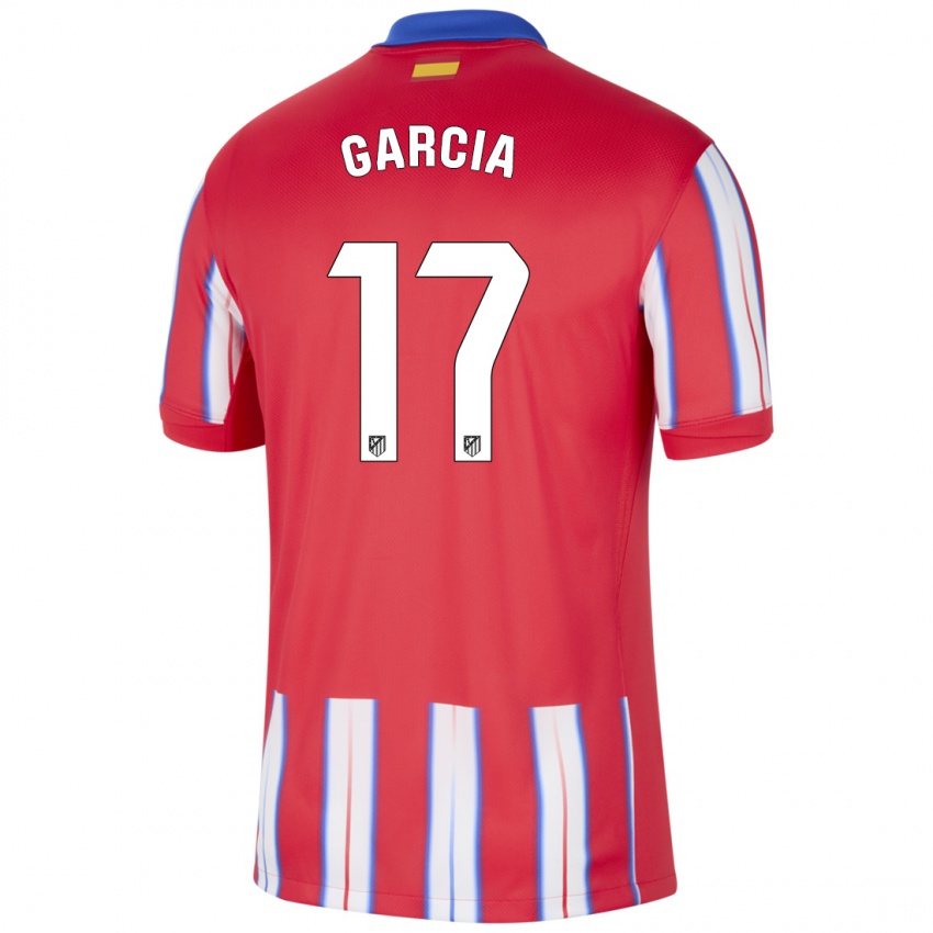 גברים Gaby García #17 אדום לבן כחול ג'רזי ביתית 2024/25 חולצה קצרה