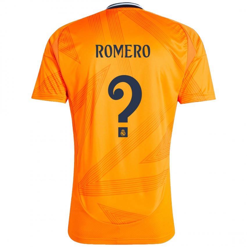 גברים Manu Romero #0 כָּתוֹם הרחק ג'רזי 2024/25 חולצה קצרה