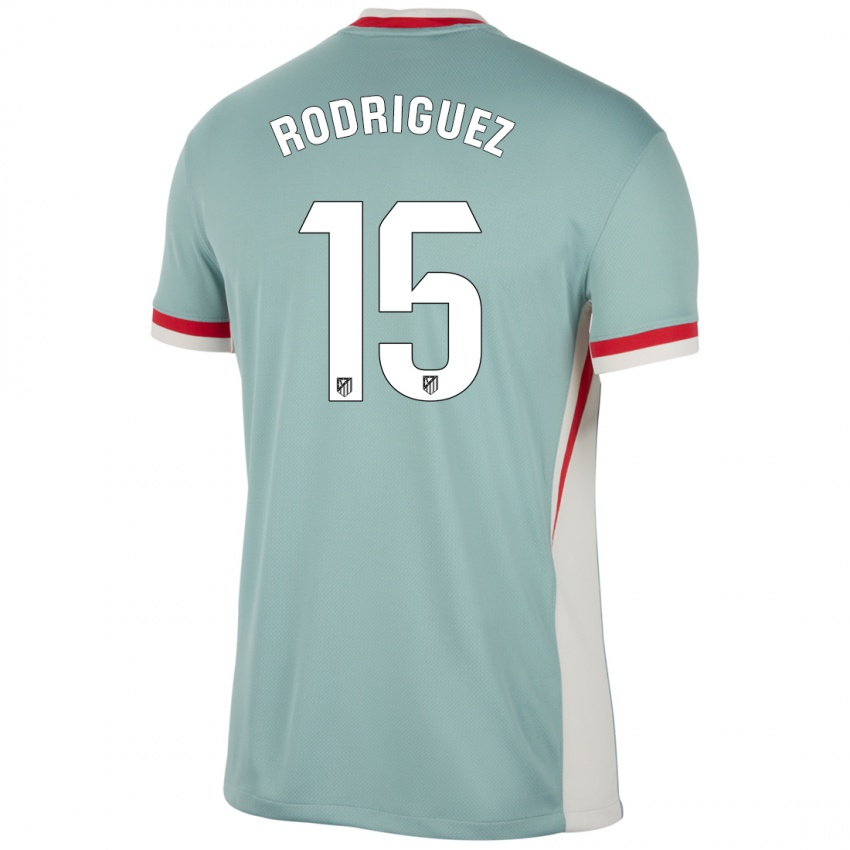 גברים Cinta Rodríguez #15 כחול בז' בהיר הרחק ג'רזי 2024/25 חולצה קצרה