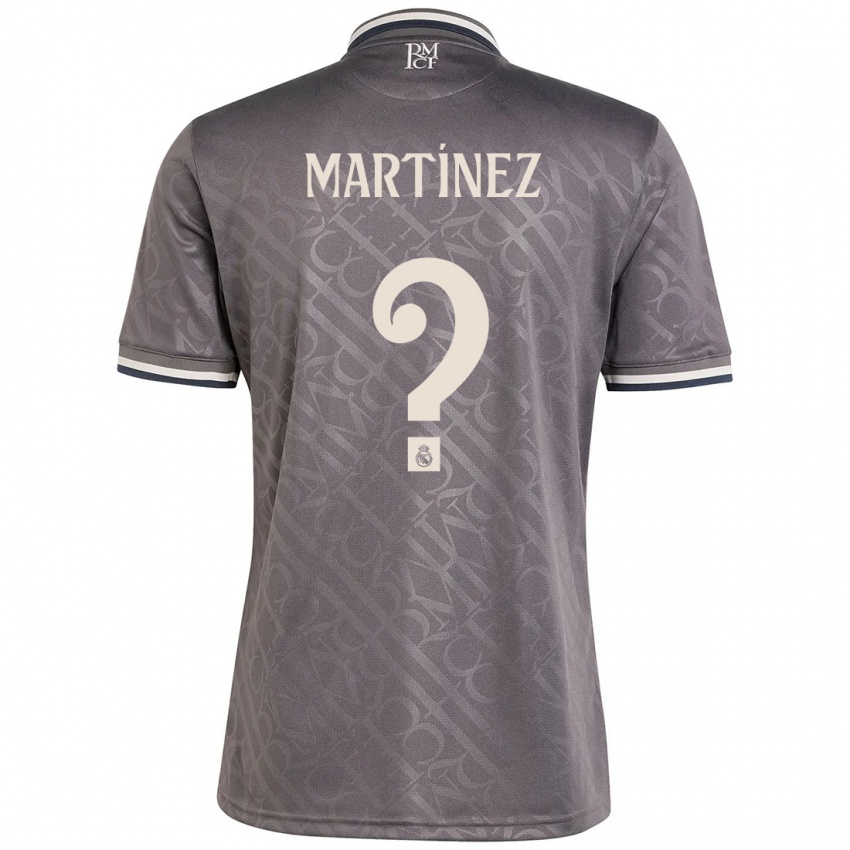 גברים Antonio Martínez #0 פֶּחָם ג'רזי קיט שלישי 2024/25 חולצה קצרה