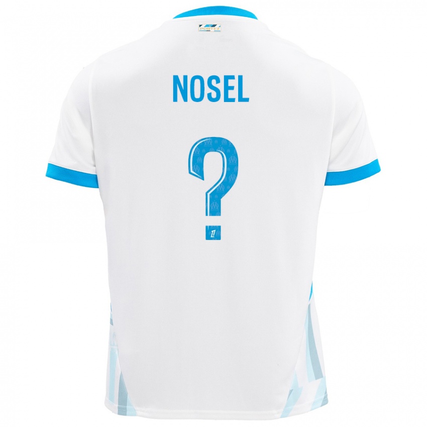 נשים Adam Nosel #0 שמים כחולים לבנים ג'רזי ביתית 2024/25 חולצה קצרה