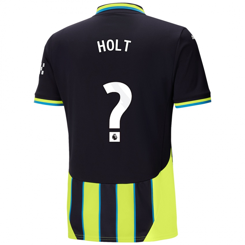 נשים Charlie Holt #0 כחול צהוב הרחק ג'רזי 2024/25 חולצה קצרה