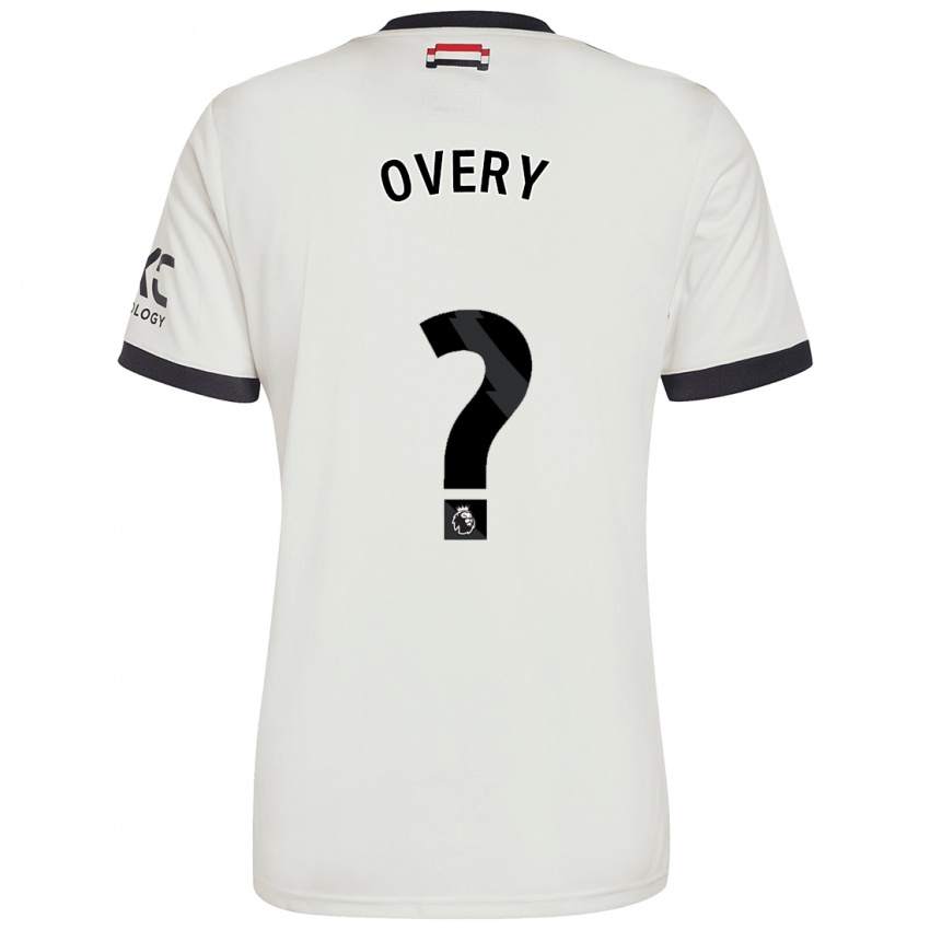 נשים James Overy #0 אוף ווייט ג'רזי קיט שלישי 2024/25 חולצה קצרה