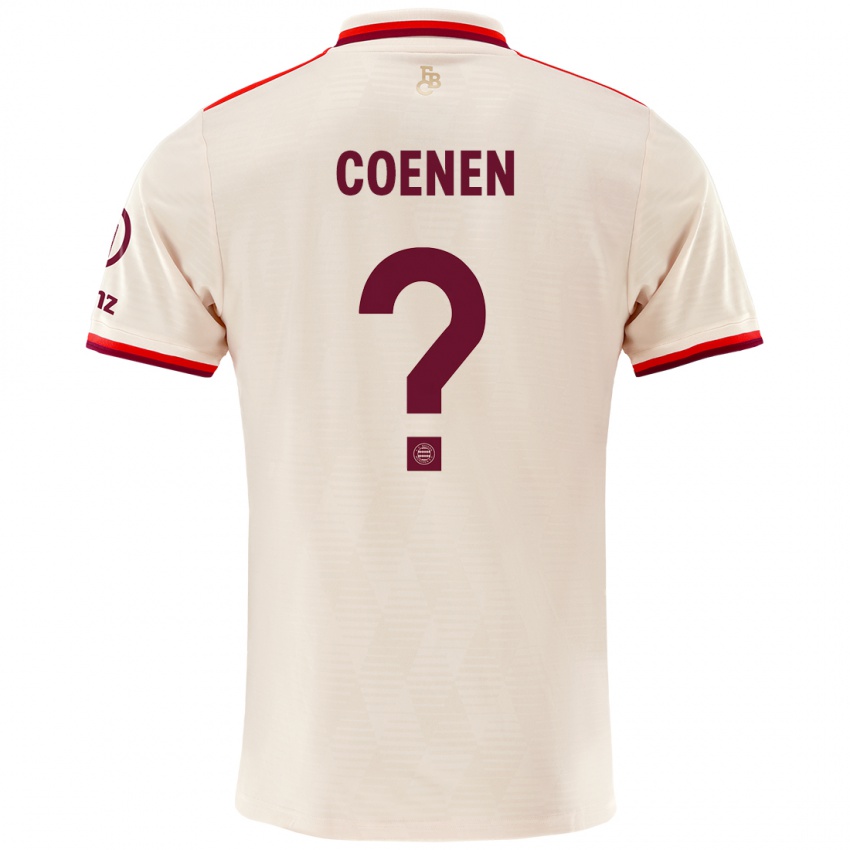 נשים Alexander Coenen #0 פִּשׁתָן ג'רזי קיט שלישי 2024/25 חולצה קצרה