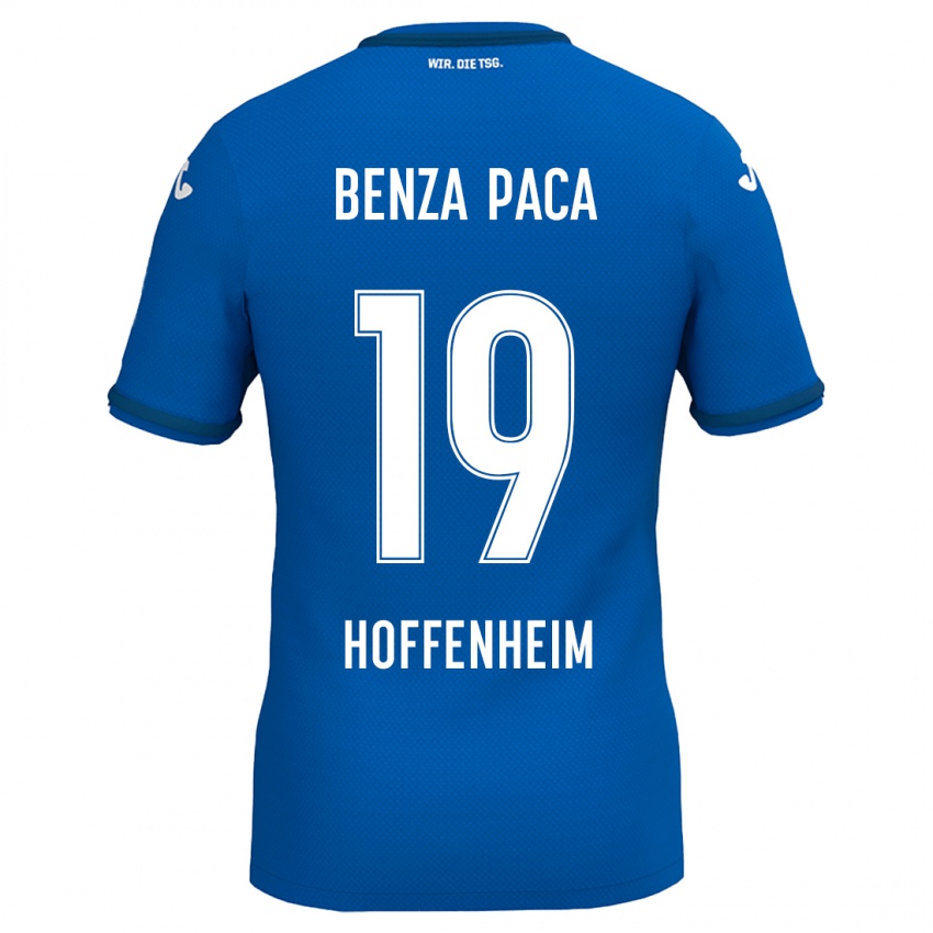 ילדים Lynes Benza Paca #19 כחול רויאל ג'רזי ביתית 2024/25 חולצה קצרה