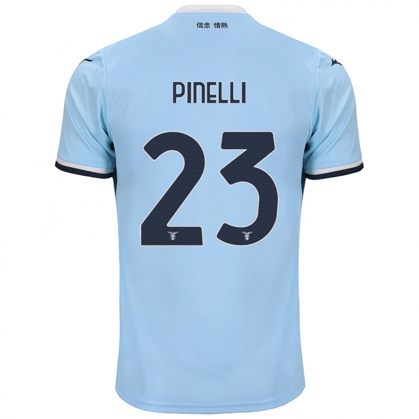 ילדים Pietro Pinelli #23 כְּחוֹל ג'רזי ביתית 2024/25 חולצה קצרה