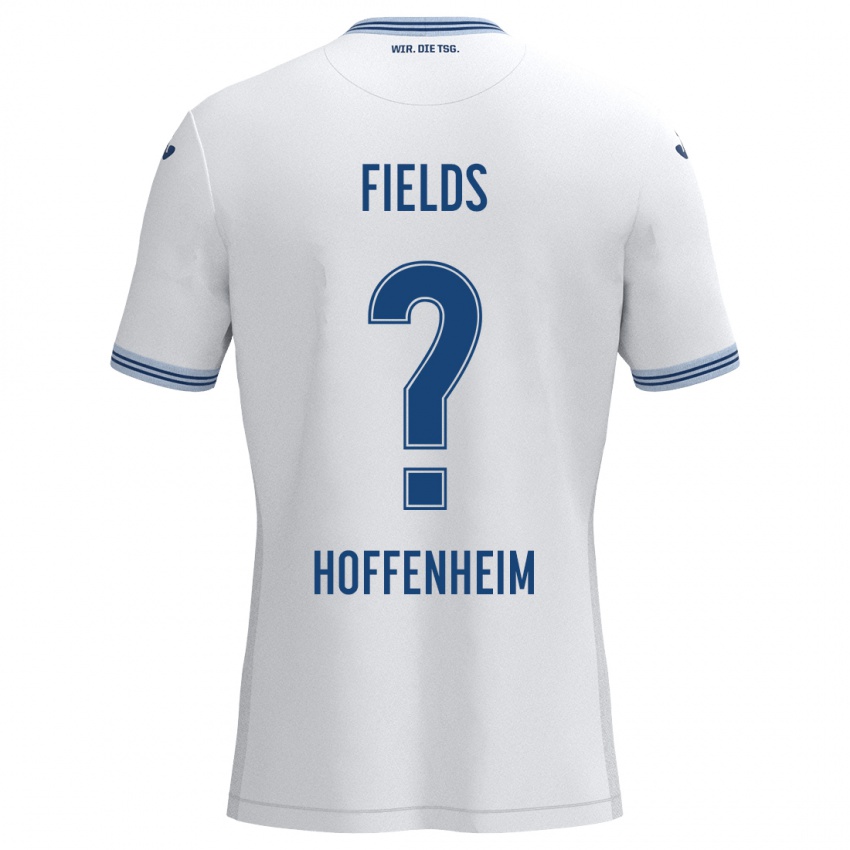 ילדים Jykese Fields #0 כחול לבן הרחק ג'רזי 2024/25 חולצה קצרה