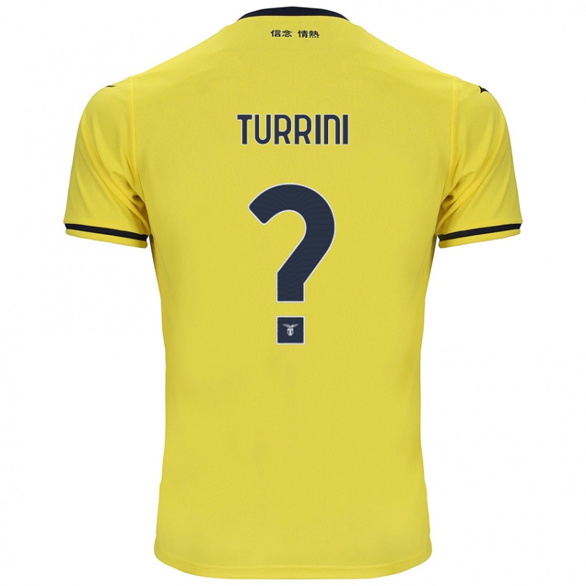 ילדים Giordano Turrini #0 צָהוֹב הרחק ג'רזי 2024/25 חולצה קצרה