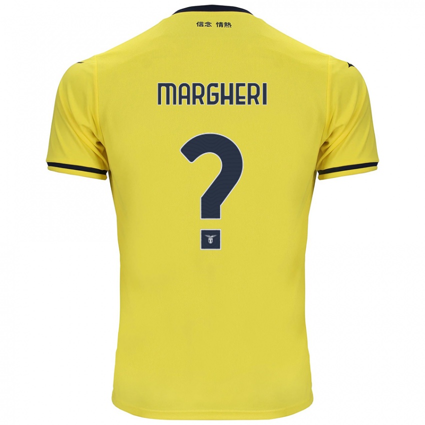 ילדים Emanuele Margheri #0 צָהוֹב הרחק ג'רזי 2024/25 חולצה קצרה