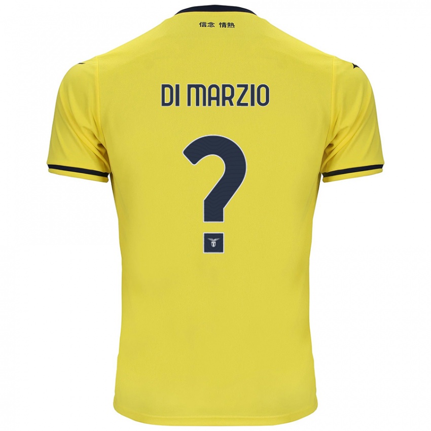 ילדים Flavio Di Marzio #0 צָהוֹב הרחק ג'רזי 2024/25 חולצה קצרה