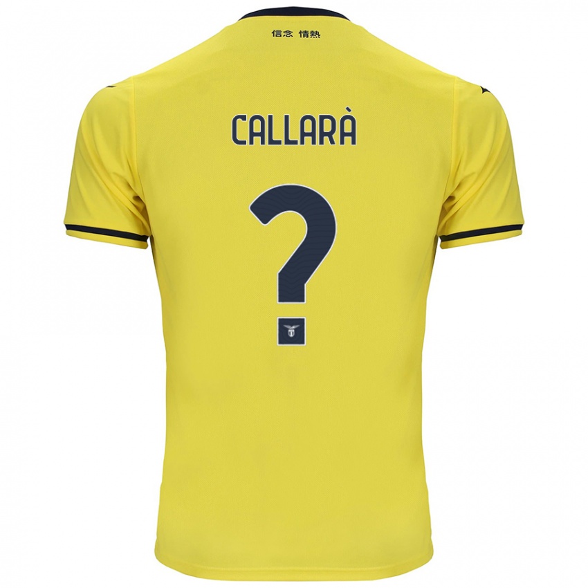 ילדים Nicholas Callarà #0 צָהוֹב הרחק ג'רזי 2024/25 חולצה קצרה