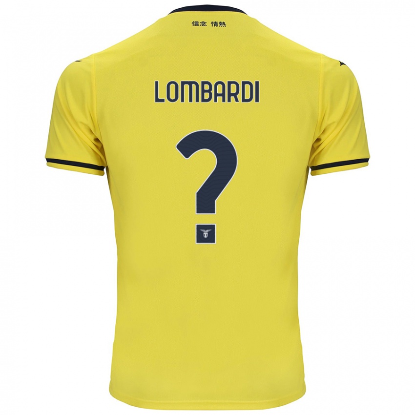ילדים Pierlorenzo Lombardi #0 צָהוֹב הרחק ג'רזי 2024/25 חולצה קצרה