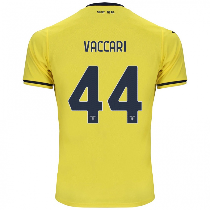 ילדים Flavia Vaccari #44 צָהוֹב הרחק ג'רזי 2024/25 חולצה קצרה