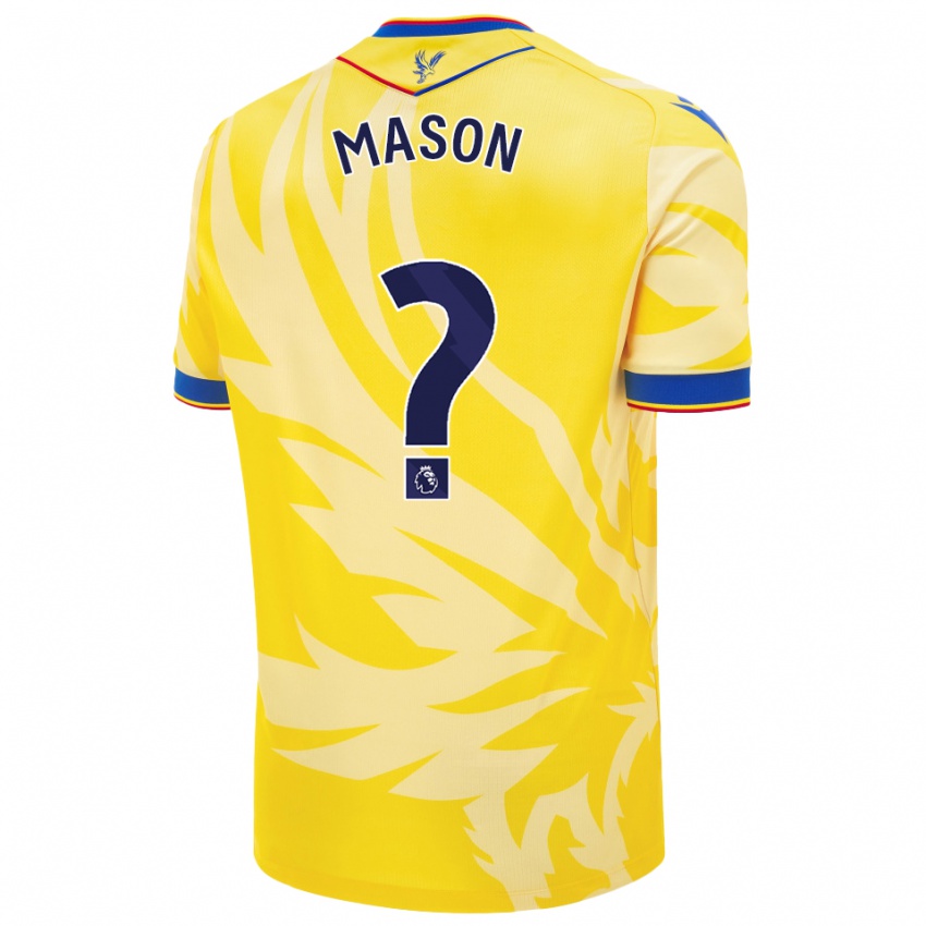גברים Jack Mason #0 צָהוֹב הרחק ג'רזי 2024/25 חולצה קצרה
