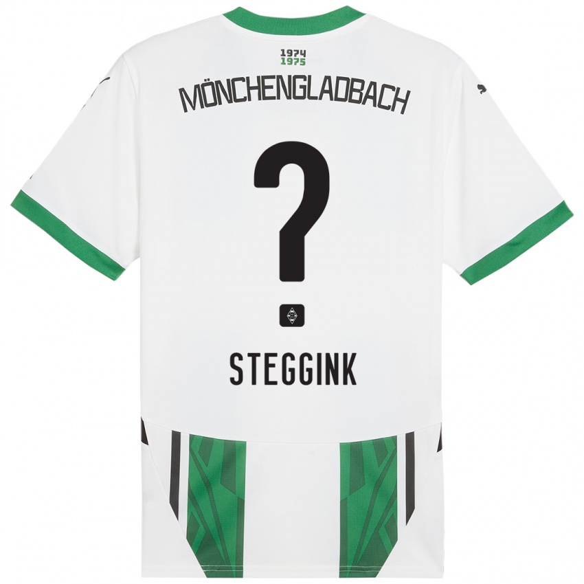 נשים Lennart Steggink #0 ירוק לבן ג'רזי ביתית 2024/25 חולצה קצרה