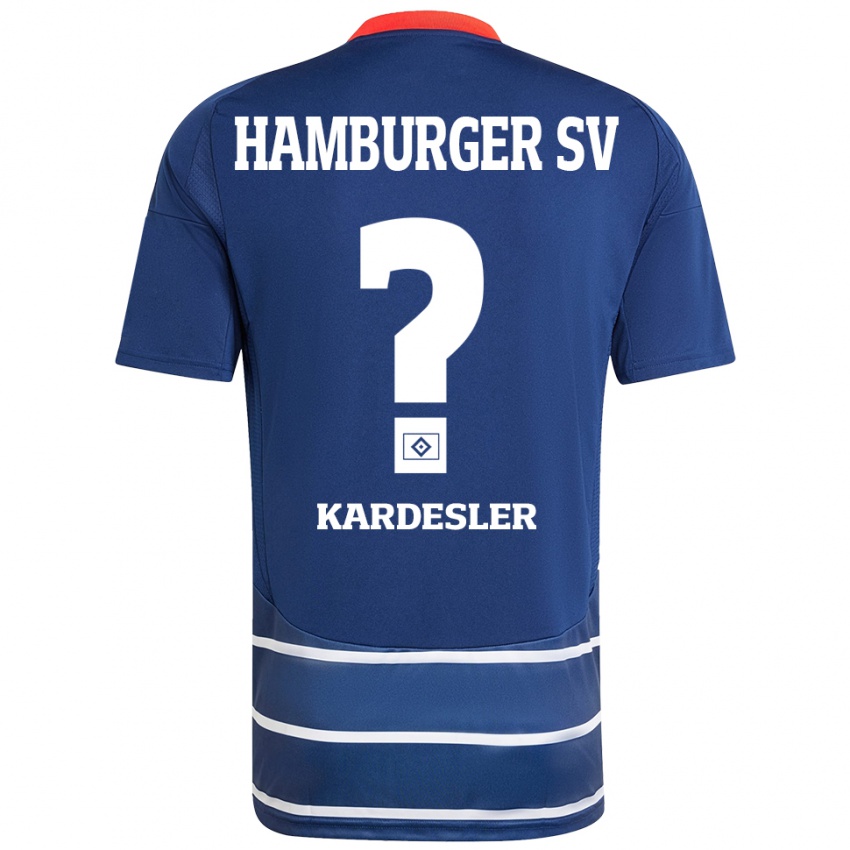 ילדים Vildan Kardeşler #0 כחול כהה הרחק ג'רזי 2024/25 חולצה קצרה