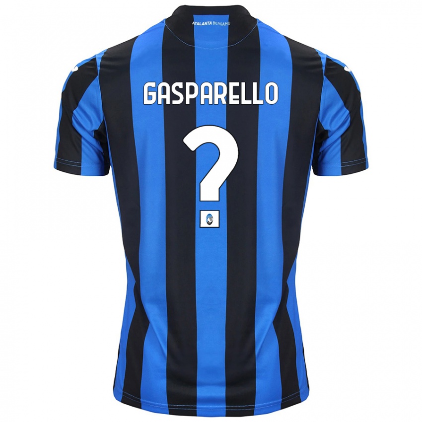 גברים Francesco Gasparello #0 כחול שחור ג'רזי ביתית 2024/25 חולצה קצרה