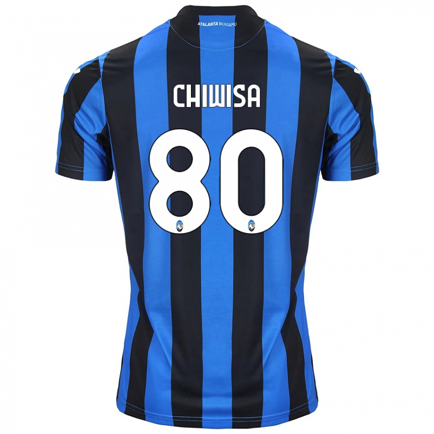 גברים Mannah Chiwisa #80 כחול שחור ג'רזי ביתית 2024/25 חולצה קצרה