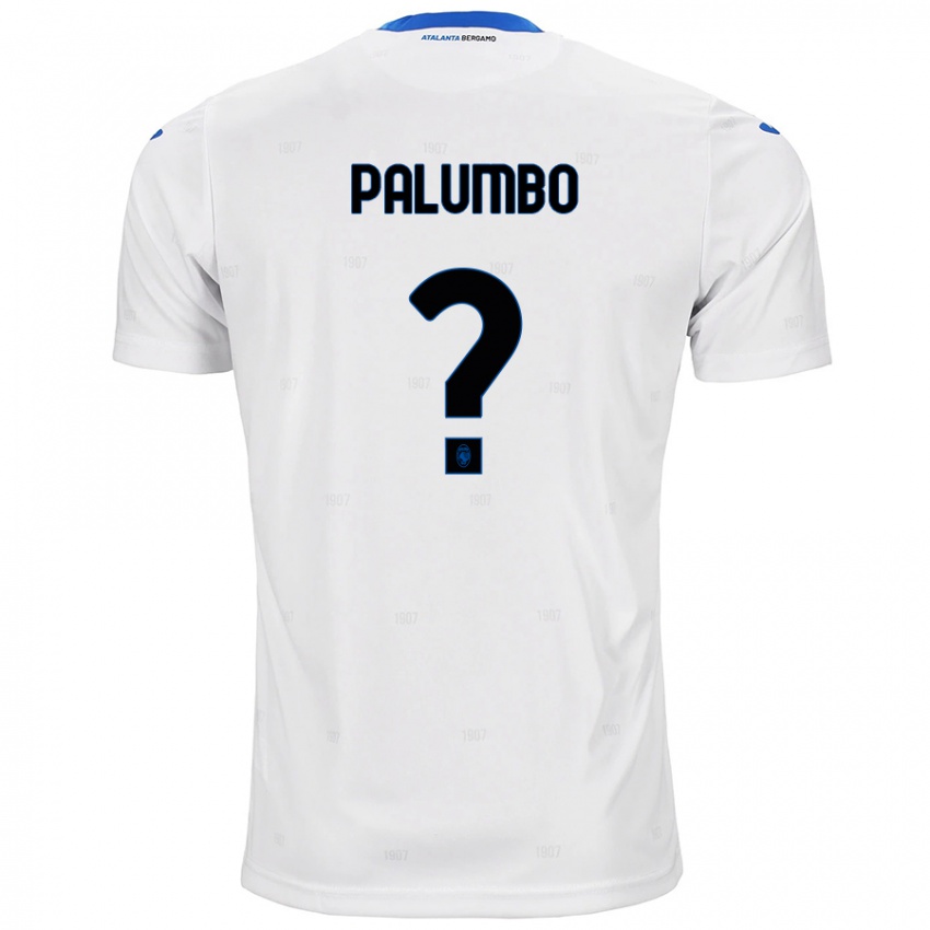 גברים Stefano Palumbo #0 לָבָן הרחק ג'רזי 2024/25 חולצה קצרה