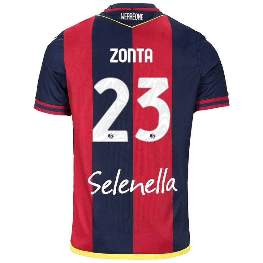 נשים Alessandro Zonta #23 אדום רויאל כחול ג'רזי ביתית 2024/25 חולצה קצרה