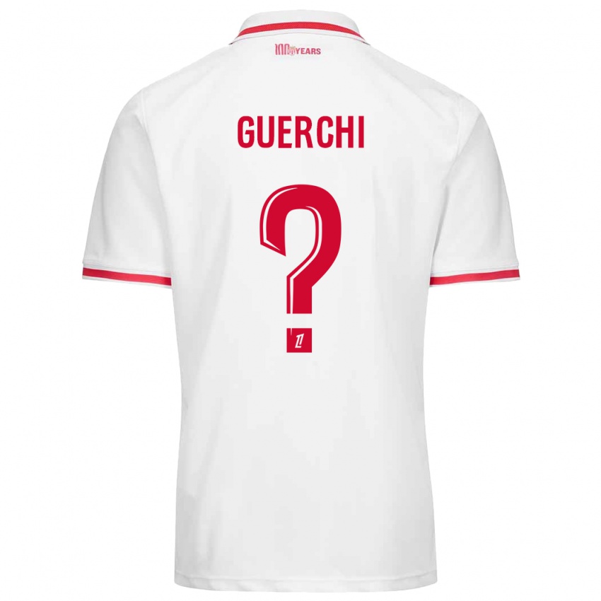 נשים Wassim Guerchi #0 לבן אדום ג'רזי ביתית 2024/25 חולצה קצרה