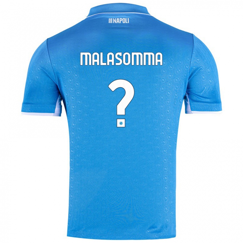 נשים Matteo Malasomma #0 שמיים כחולים ג'רזי ביתית 2024/25 חולצה קצרה