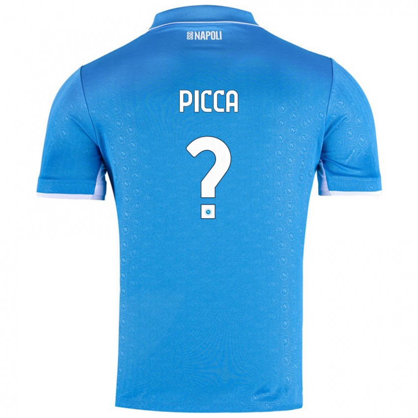 נשים Luigi Picca #0 שמיים כחולים ג'רזי ביתית 2024/25 חולצה קצרה