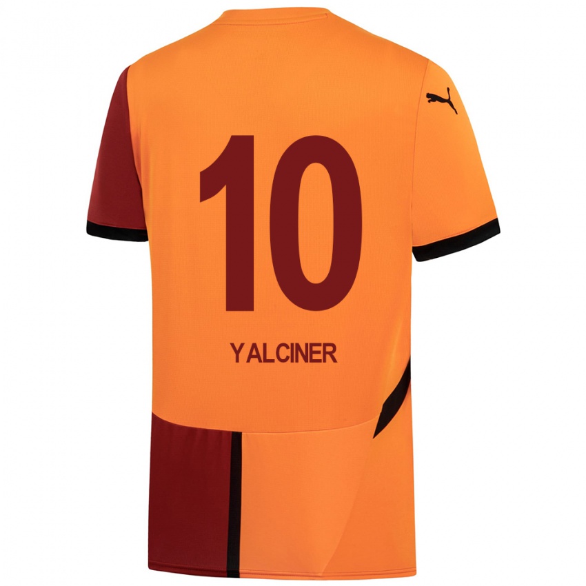 נשים İsmigül Yalçıner #10 צהוב אדום ג'רזי ביתית 2024/25 חולצה קצרה