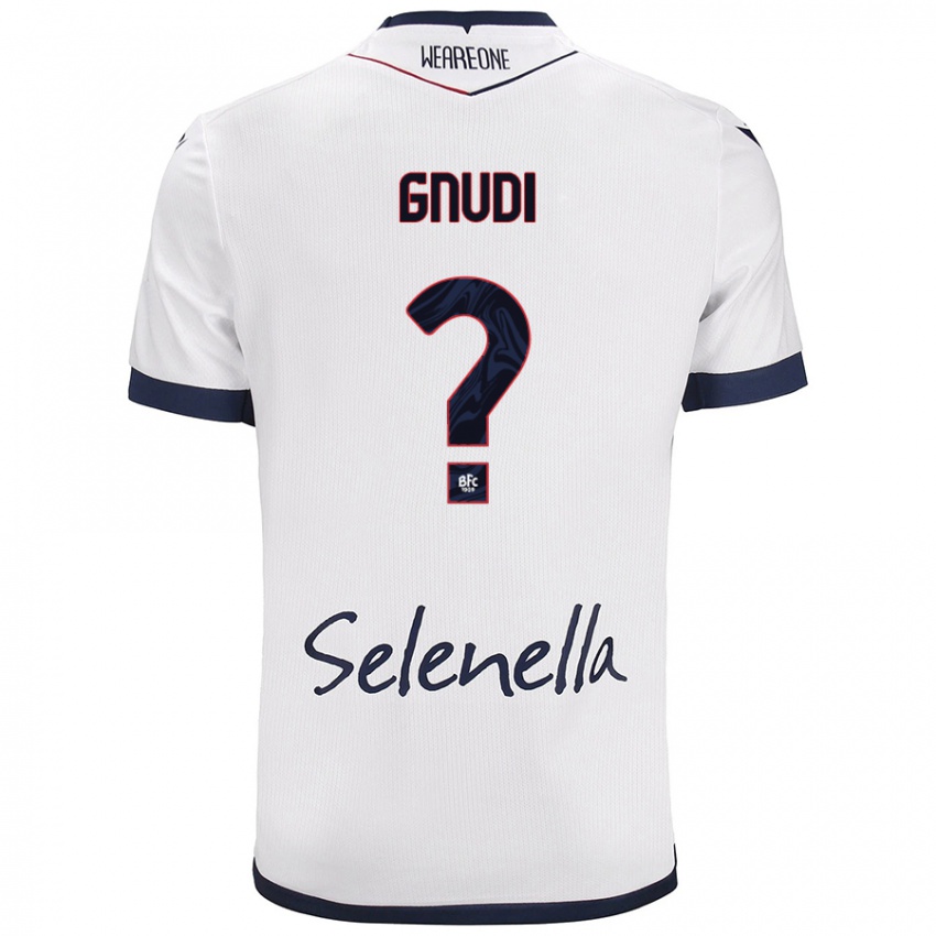 נשים Riccardo Gnudi #0 כחול רויאל לבן הרחק ג'רזי 2024/25 חולצה קצרה