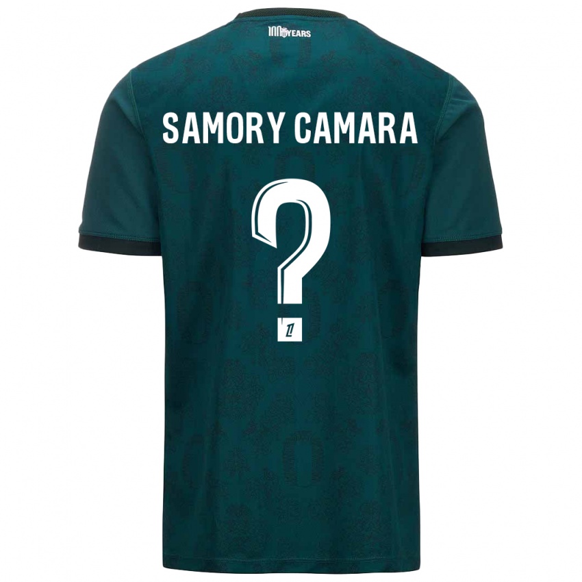 נשים Verges Samory Camara #0 ירוק כהה הרחק ג'רזי 2024/25 חולצה קצרה