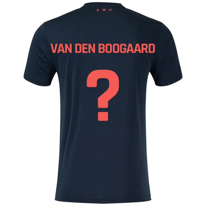 נשים Brian Van Den Boogaard #0 שחור אדום הרחק ג'רזי 2024/25 חולצה קצרה