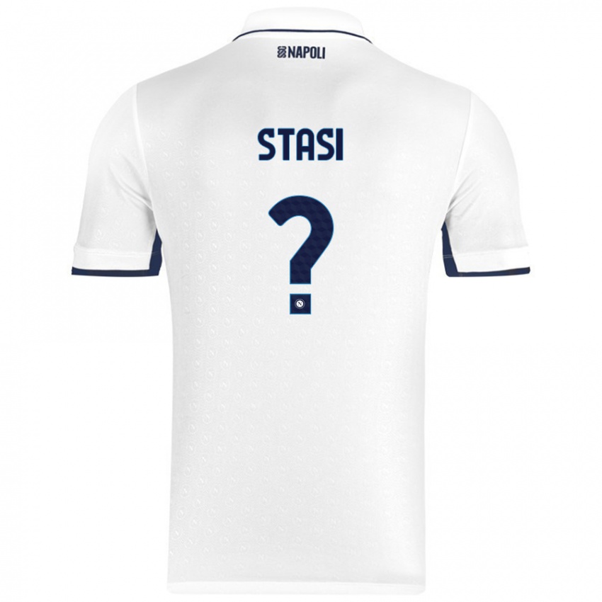 נשים Pasquale Stasi #0 כחול רויאל לבן הרחק ג'רזי 2024/25 חולצה קצרה