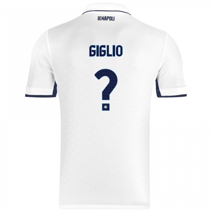 נשים Angelo Giglio #0 כחול רויאל לבן הרחק ג'רזי 2024/25 חולצה קצרה