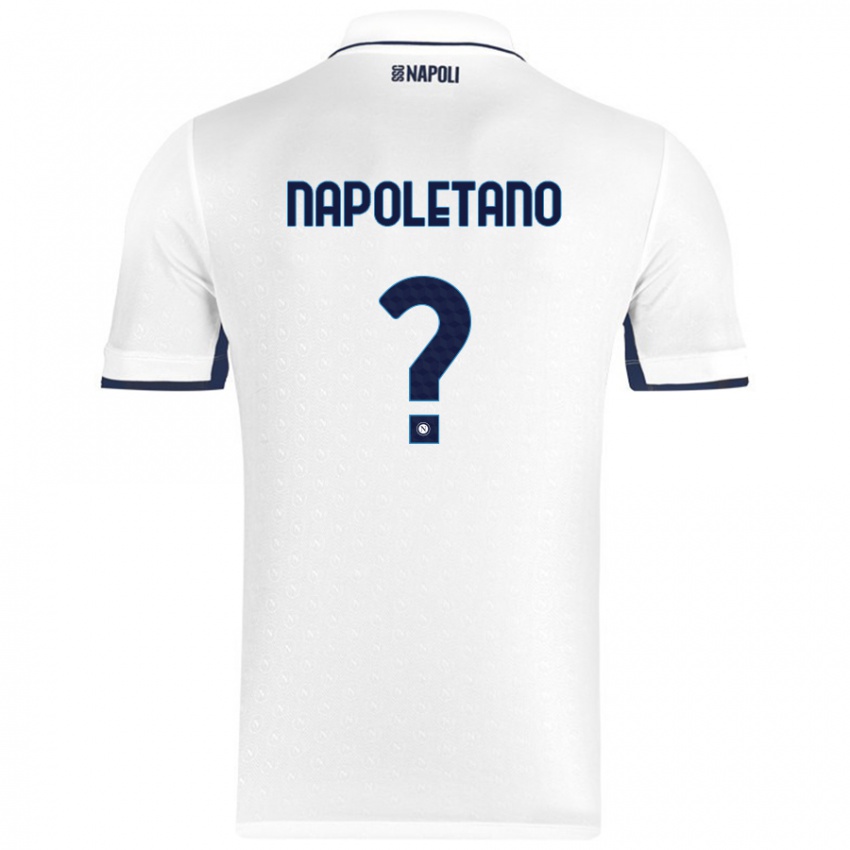 נשים Jordan Napoletano #0 כחול רויאל לבן הרחק ג'רזי 2024/25 חולצה קצרה