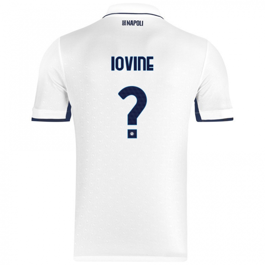 נשים Andrea Iovine #0 כחול רויאל לבן הרחק ג'רזי 2024/25 חולצה קצרה