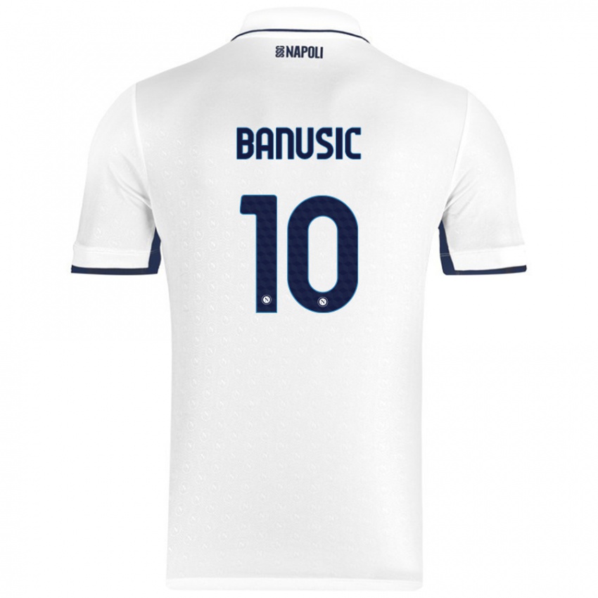 נשים Marija Banušić #10 כחול רויאל לבן הרחק ג'רזי 2024/25 חולצה קצרה