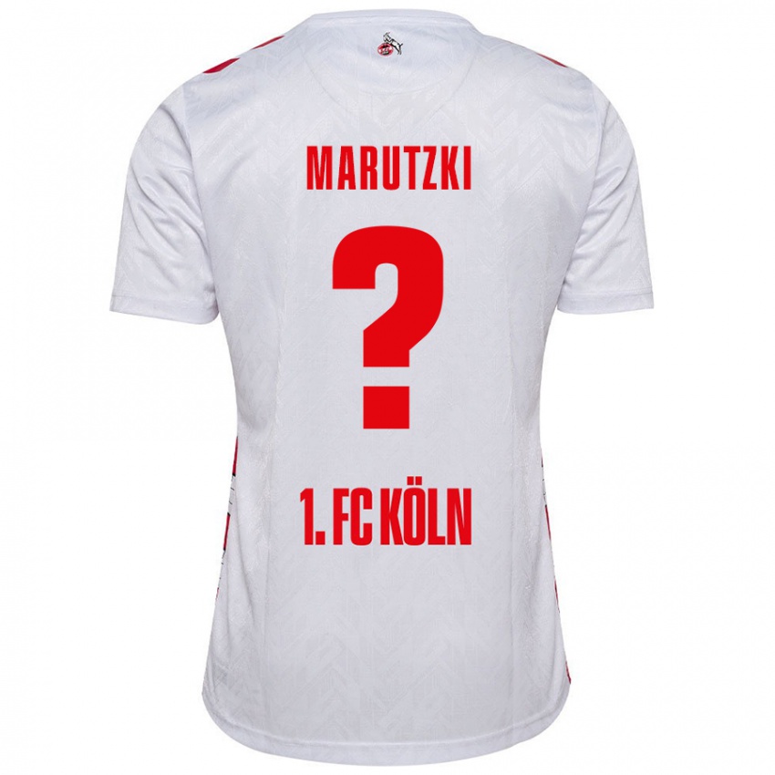 ילדים Mikolaj Marutzki #0 לבן אדום ג'רזי ביתית 2024/25 חולצה קצרה