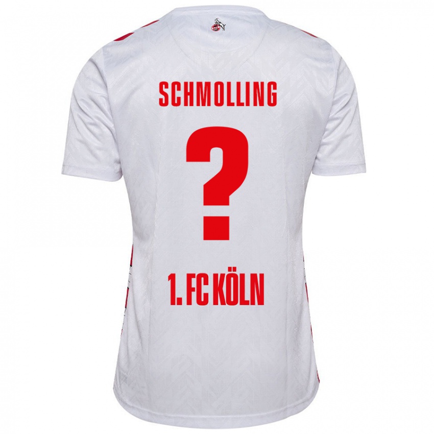 ילדים Viktor Schmolling #0 לבן אדום ג'רזי ביתית 2024/25 חולצה קצרה