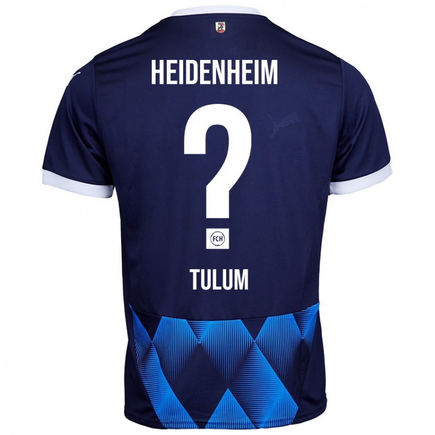 ילדים Melih Tulum #0 כחול כהה כהה הרחק ג'רזי 2024/25 חולצה קצרה