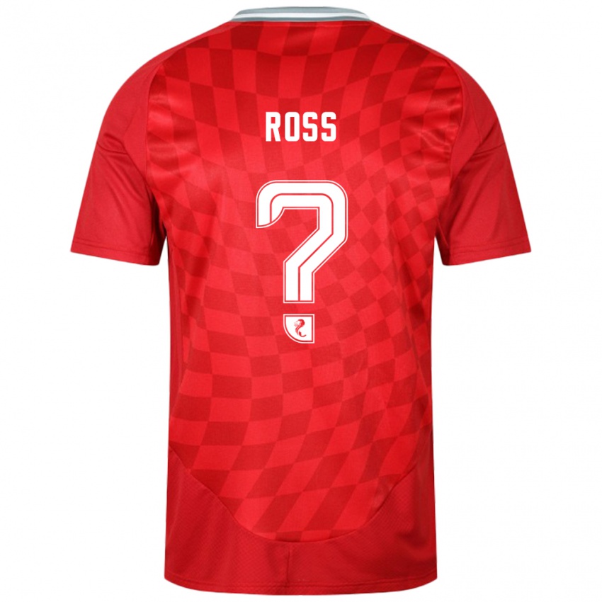 גברים Dylan Ross #0 אָדוֹם ג'רזי ביתית 2024/25 חולצה קצרה