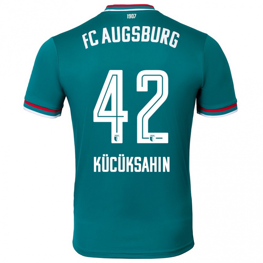 גברים Mahmut Kücüksahin #42 ירוק כהה הרחק ג'רזי 2024/25 חולצה קצרה