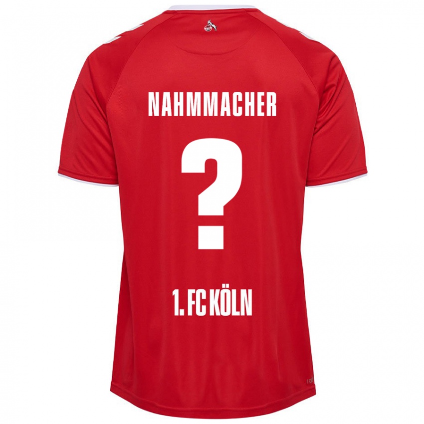 נשים Emil Nahmmacher #0 אדום לבן הרחק ג'רזי 2024/25 חולצה קצרה