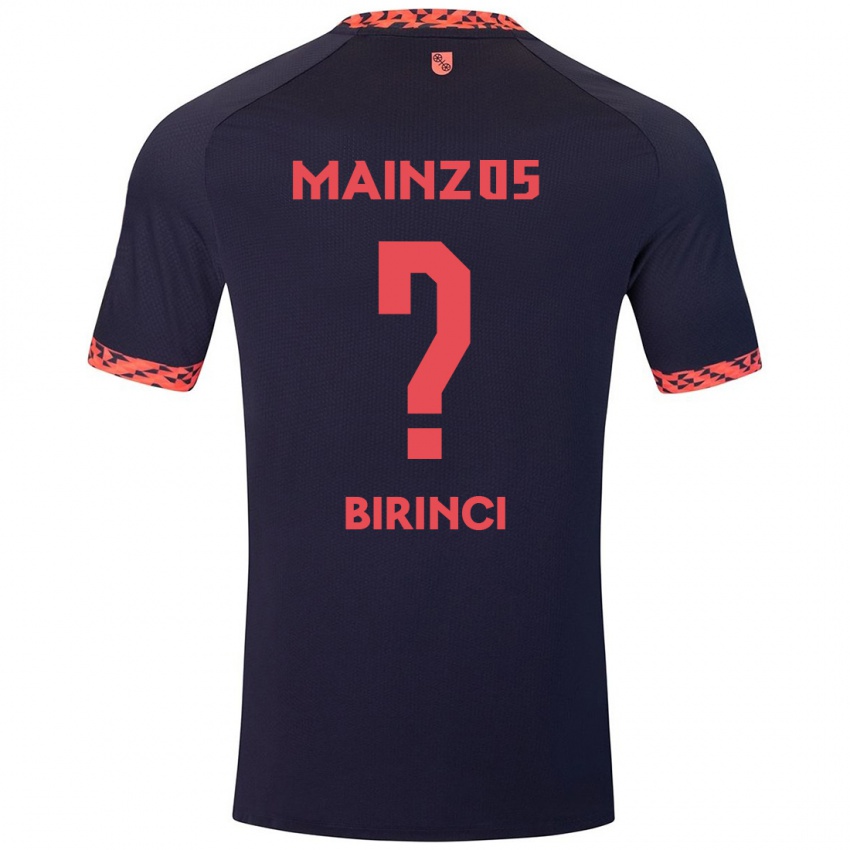נשים Muhammed Birinci #0 כחול קורל אדום הרחק ג'רזי 2024/25 חולצה קצרה