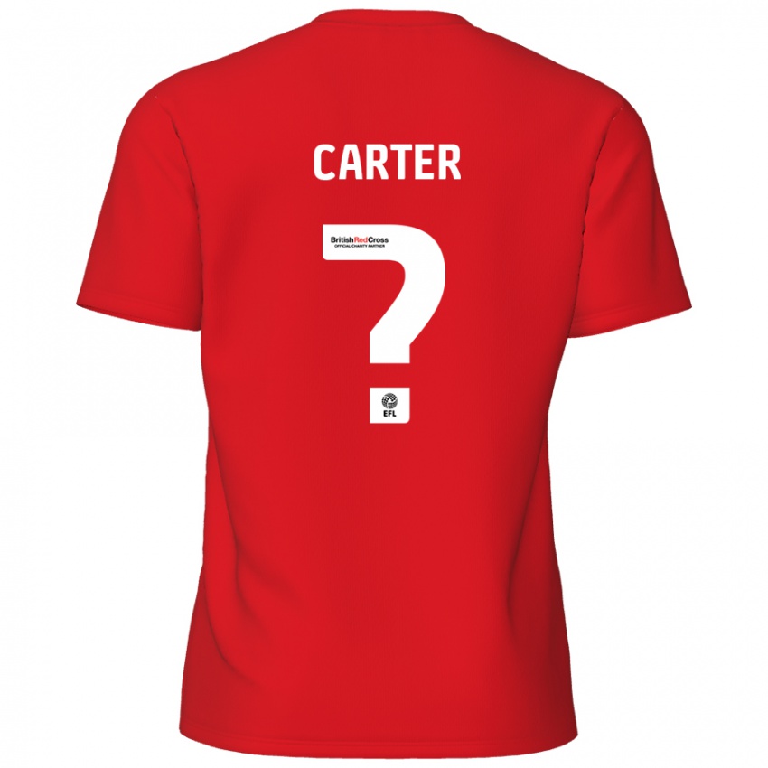 ילדים Dan Carter #0 אָדוֹם ג'רזי ביתית 2024/25 חולצה קצרה