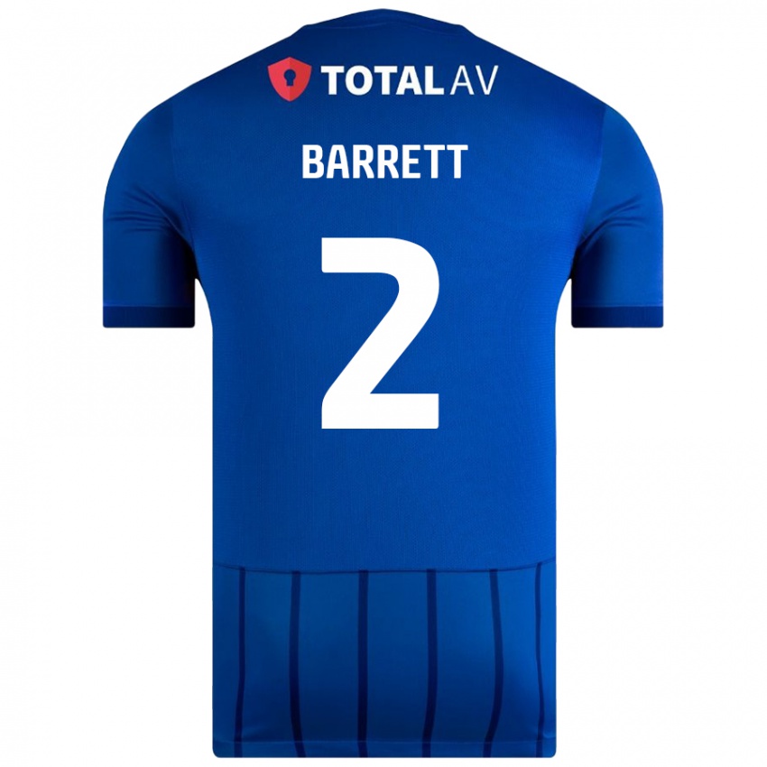ילדים Nicole Barrett #2 כְּחוֹל ג'רזי ביתית 2024/25 חולצה קצרה