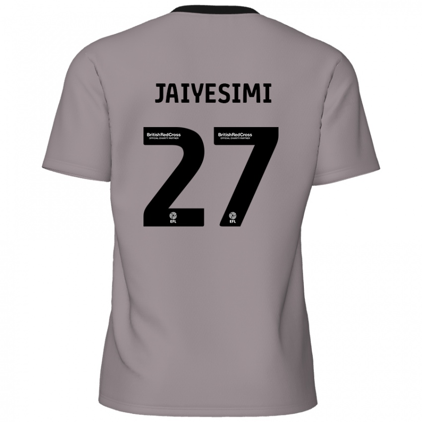 ילדים Diallang Jaiyesimi #27 אָפוֹר הרחק ג'רזי 2024/25 חולצה קצרה
