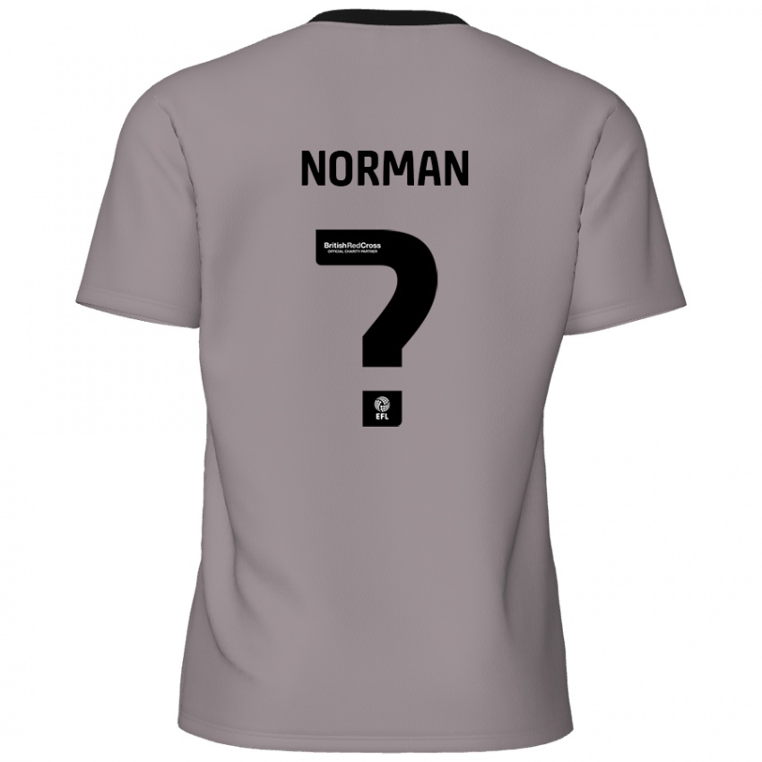 ילדים Freddie Norman #0 אָפוֹר הרחק ג'רזי 2024/25 חולצה קצרה