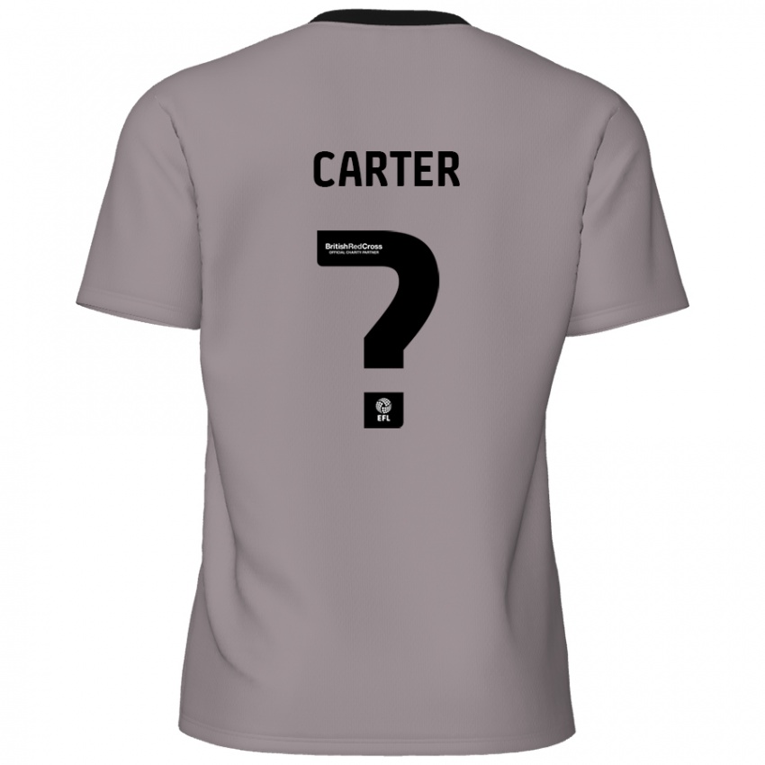 ילדים Dan Carter #0 אָפוֹר הרחק ג'רזי 2024/25 חולצה קצרה
