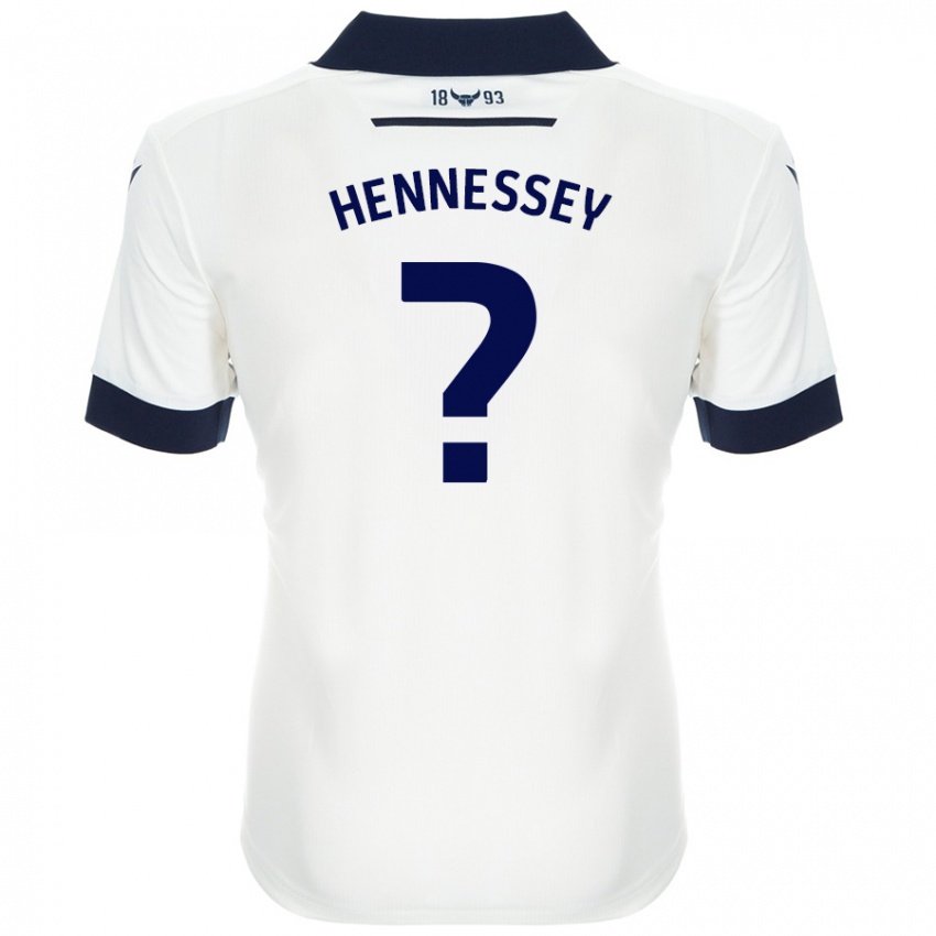 ילדים Laura Hennessey #0 כחול נייבי לבן הרחק ג'רזי 2024/25 חולצה קצרה
